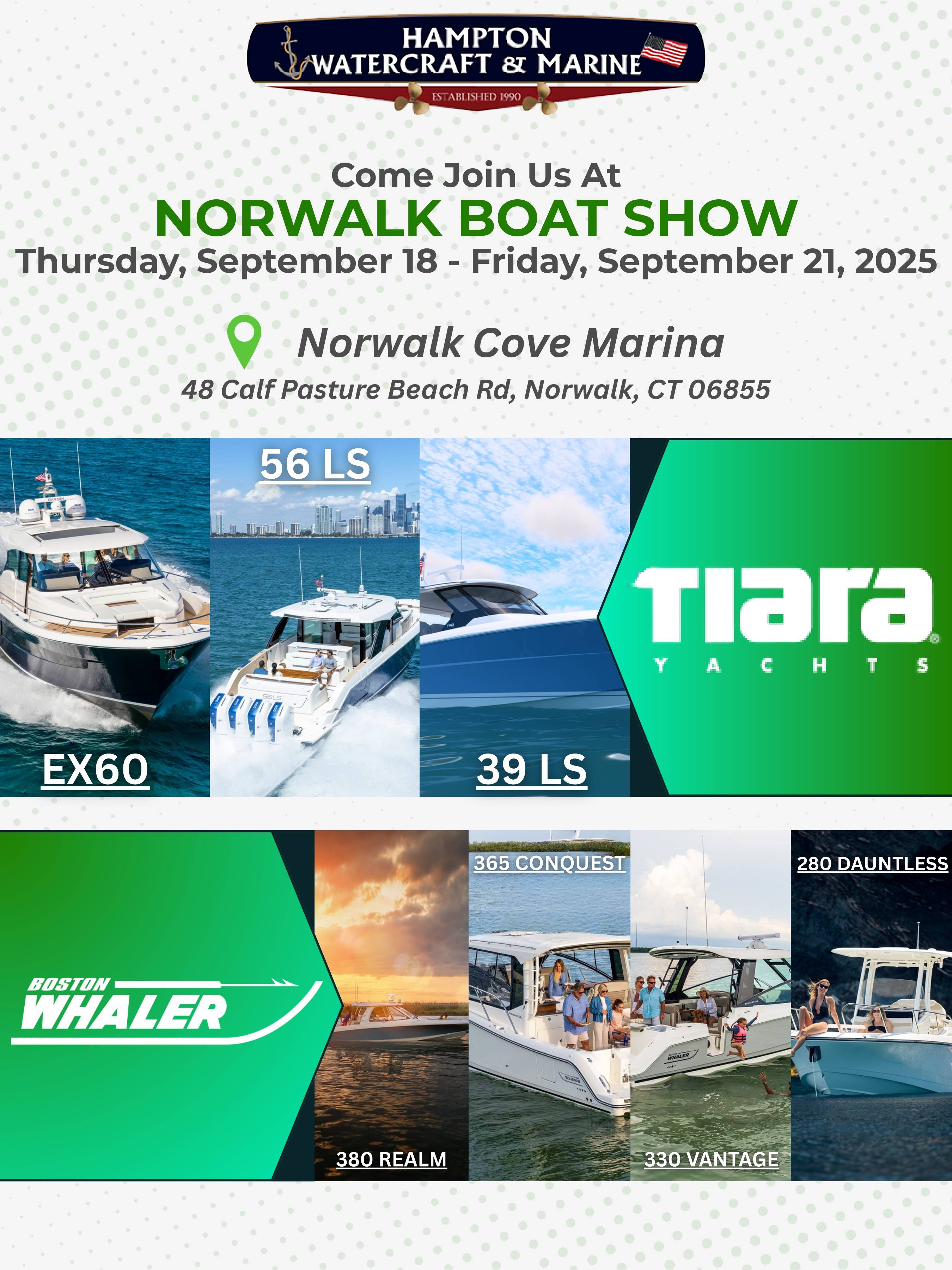 Norwalk Boat Show 2025 popup